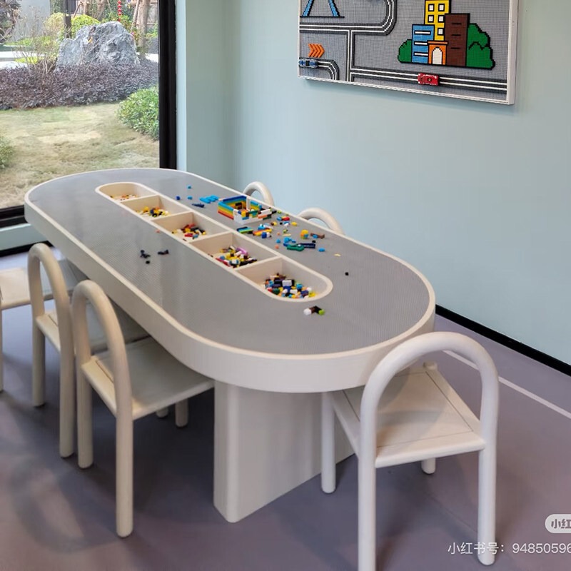 Sales Office Children's Room Children's Building Block Table Multi-Functional Assembly Toy Table and Chair Set Children's Fun Learning Table Baby Table Sales Office Children's Room Children's Building Block Table Multi-Functional Assembly Toy Table and Chair Set Children's Fun Learning Table Baby Table