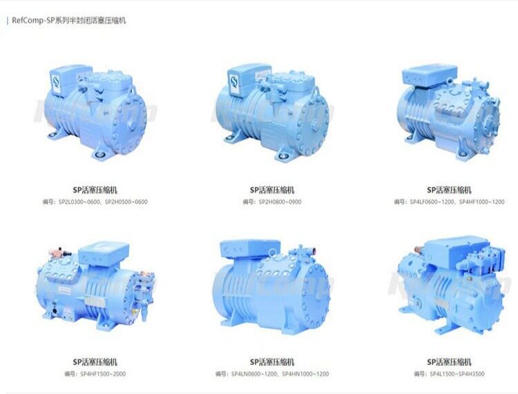 RefComp意大利莱富康冷库制冷压缩机 SP4L150015匹中温活塞机制冷(pic6)