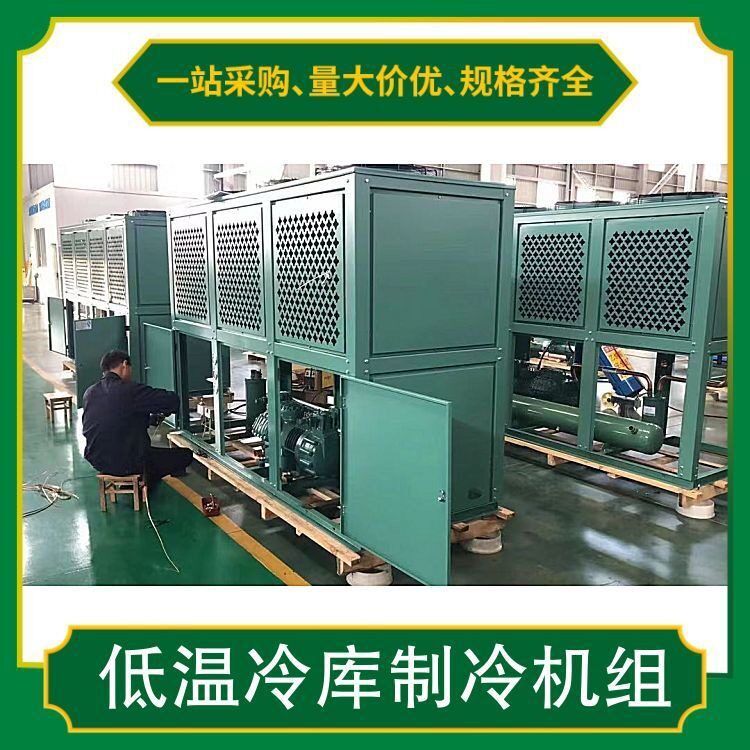 原装新杭州比型20匹柜式低温冷库制冷机组 全封闭箱式一体机设备(pic6)