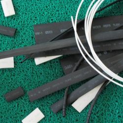 열 수축 슬리브 환경 친화적 인 열 수축 파이프 8.0mm 블랙 100 미터/롤