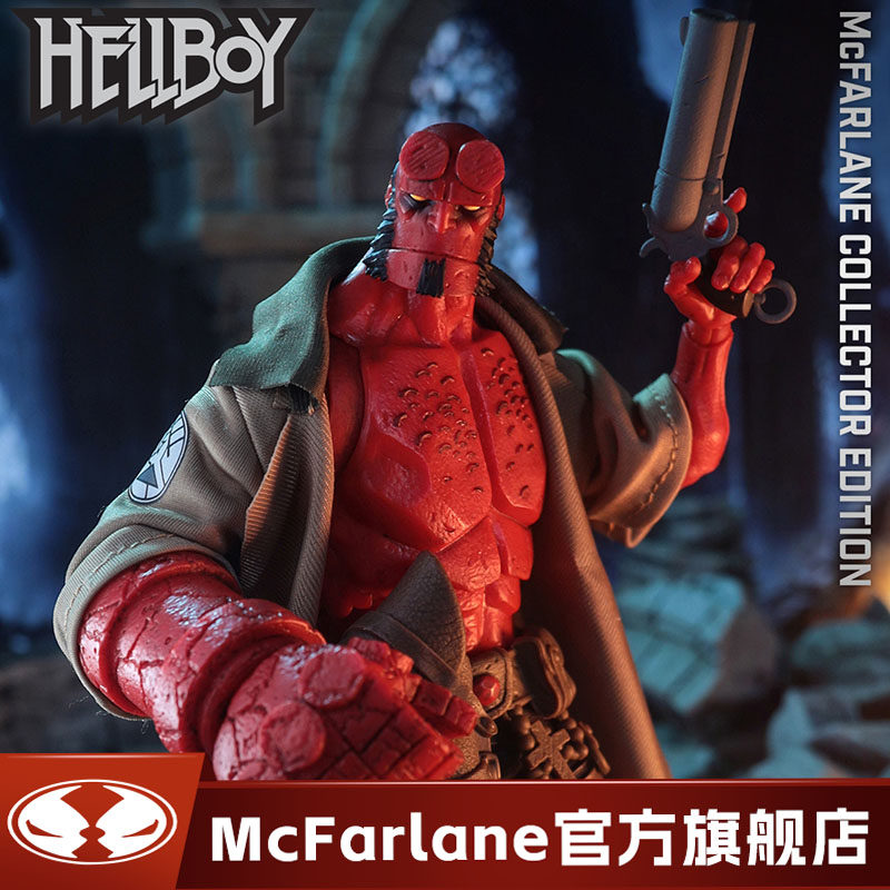 【7月発売予定】マクファーレン コレクターズ ヘルボーイ ドゥームズデイ 1/10スケール 可動フィギュア