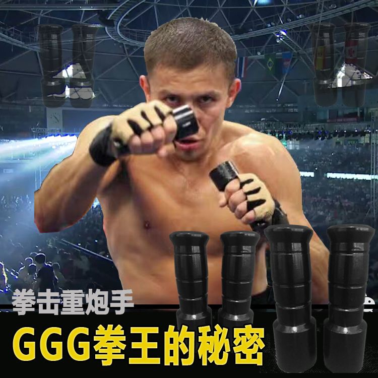 Boxing Dumbbells Golovkin Hand Weights for Air Punching Correction, Punch Point Navigation, Speed Training, Weighted Endurance, Small Barbell