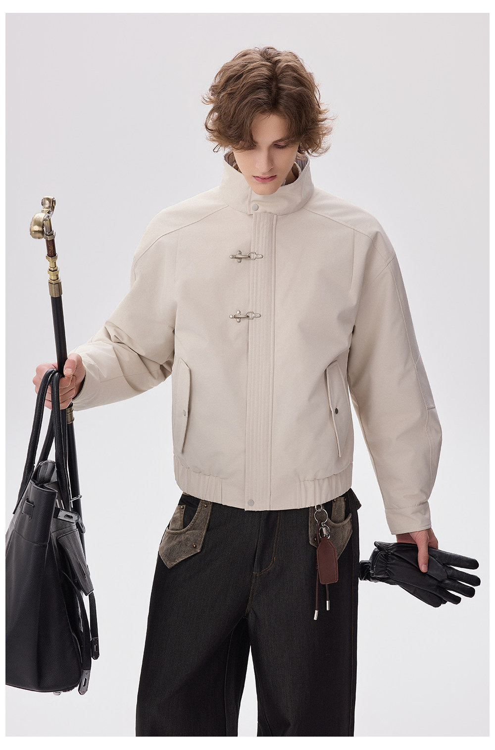 CHOR Khaki Buckle Down Jacket