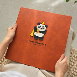 Album Commemorative Book Family Large Capacity Kids Baby Growth Record Diy56 Six-Inch Film Self-Adhesive Photo Album