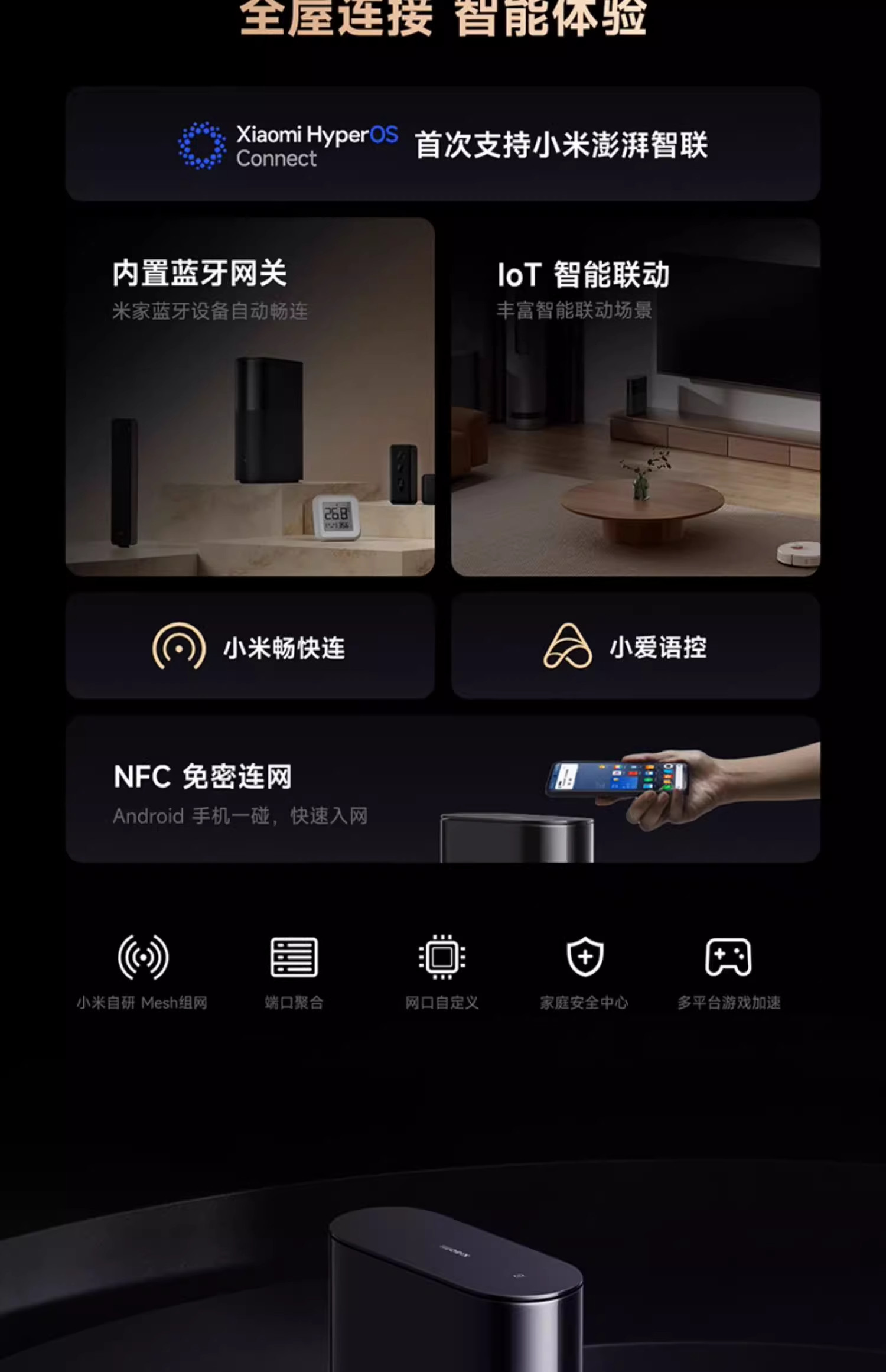 Распределенный маршрутизатор 补15%|小米xiaomi全屋路由 be3600pro米家智能联动蓝牙网关全屋全覆盖信号高速稳定无死角家用全屋wifi路由器 MIUI