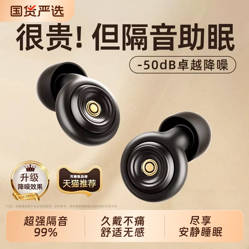 Soundproof Earplugs for Sleeping, Super Gentle on the Ears, Anti-Snoring, Noise Reduction, Silent, Unisex, Super Strong