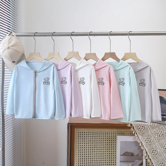 2025新款冰丝薄款儿童透气男童女童防晒服小宝宝皮肤衣夏季防晒衣