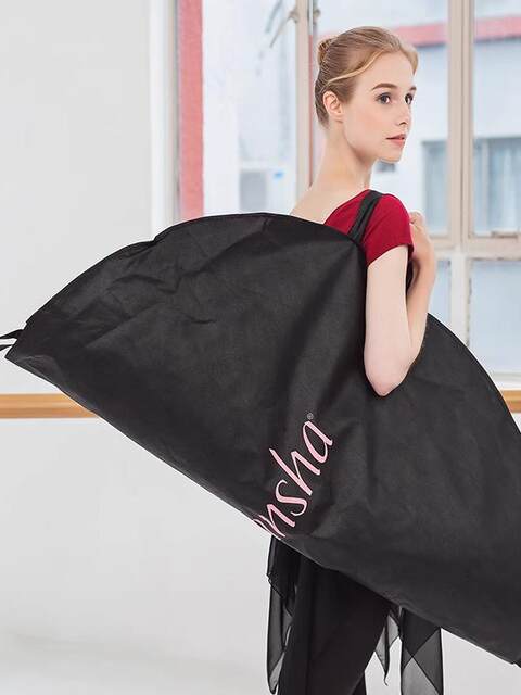 Sansha skirt bag ballet performance skirt storage bag gauze skirt non-woven handbag foldable skirt backpack