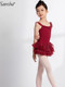 Sansha Children's Dancewear Girls' Strapless One-Piece Ballet Tutu Dress Practice Outfit Cake Tutu Skirt