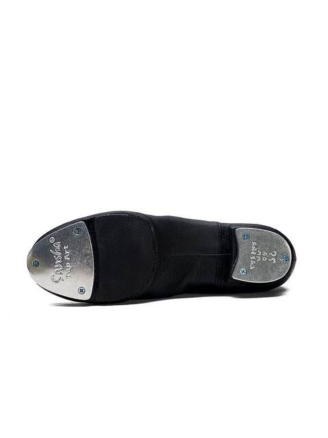 Sansha Sansha roasted leather tap dance shoes two-soled black lace-up adult shoes women's genuine leather teacher shoes