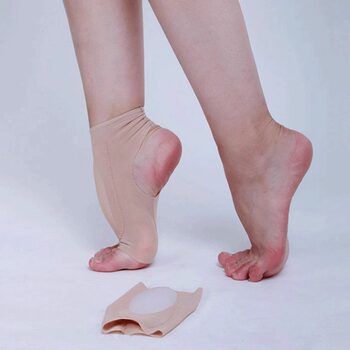 Ballet Instep Enhancement Pads for Men and Women, Designated Instep Pads for Grading Exams, Fake Instep Mesh Elastic Instep Pads