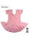 Sansha Sansha Children's Ballet Dance Suit Short Sleeve Chiffon Practice Suit One-piece Skirt Dance Bodysuit Open Crotch