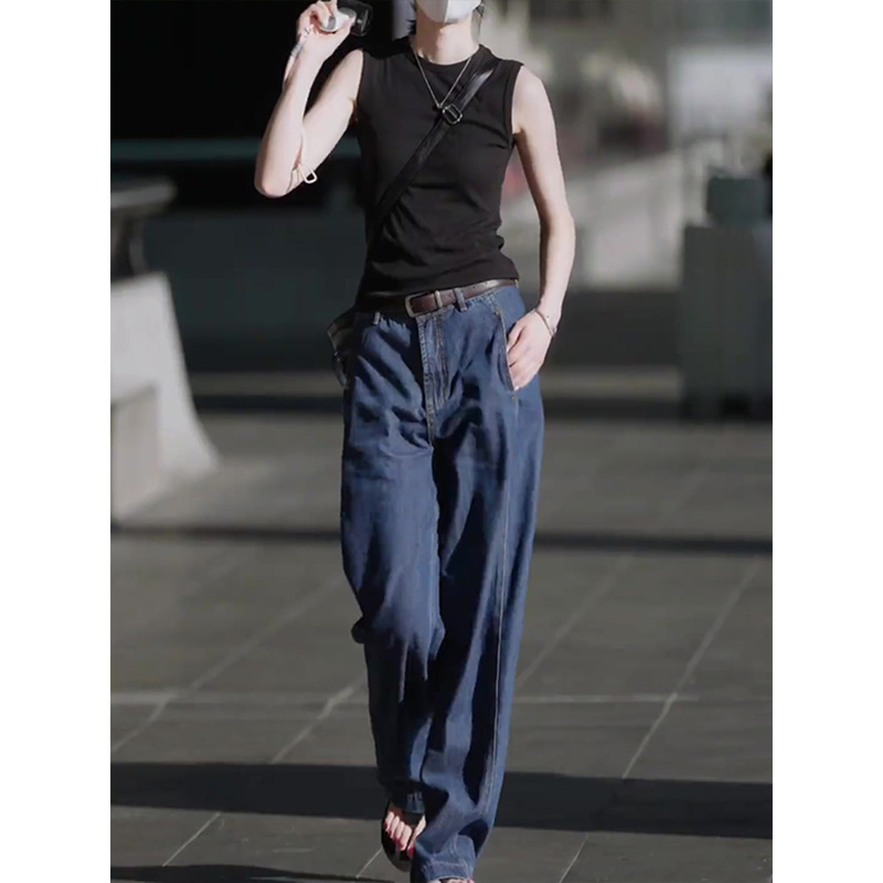 In Stock! Petite Women's Pants 2026 New Style Unique Super Flattering Slimming Casual Workwear Retro Blue Jeans In Stock! Petite Women's Pants 2026 New Style Unique Super Flattering Slimming Casual Workwear Retro Blue Jeans