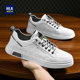 Heilan Home's Popular Men's Shoes 2026 New Summer Breathable Slip-On Sneakers Business White Leather Shoes
