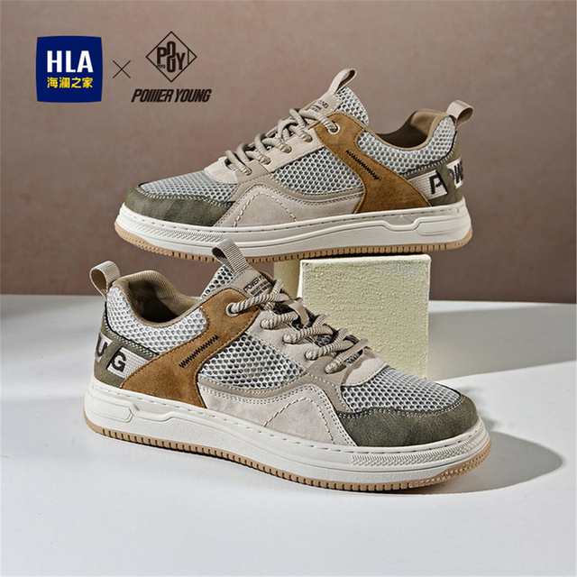 Heilan Home Men's Shoes 2026 New Summer Mesh Breathable Anti-Odor Mesh Shoes for Driving, Sports, and Casual Wear with Soft Soles