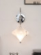 Full-Spectrum Eye-Protection French Mid-Century Style Bedroom Star Bedside Wall Lamp Designer Model Study Bedroom Glass Wall Lamp
