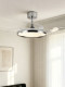 Italian-Style Bauhaus Full-Spectrum Eye-Protection Bedroom and Dining Room Fan Light, Modern Minimalist Invisible Ceiling Fan with Integrated Lighting