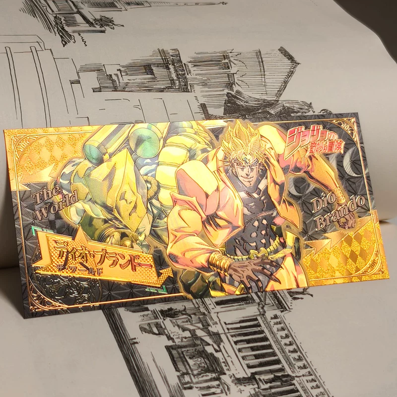 Карты периферии JOJO, карты преломления, Джотаро Диокони, Яманоро периферийные аниме-карты в качестве подарков одноклассникам