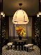 Japanese-style quiet style fabric restaurant lobby Italian minimalist style retro B&B bedroom coffee hotel bar chandelier