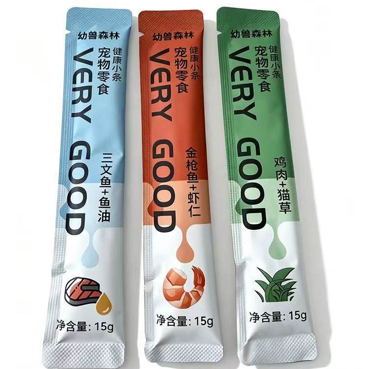 Young Cat Forest Cat Treats Individually Packaged Nutritional and Healthy Pet Snacks for Kittens