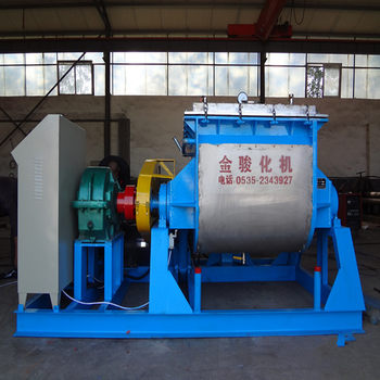 Kneader crystal mud mixer 500l hydraulic discharge stainless steel electric heating kneader