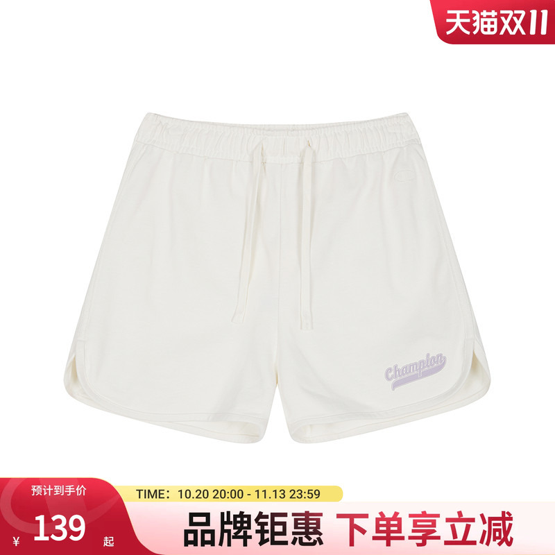 Champion 26 New Summer Straight-Leg Shorts Sports Pants Dopamine Color Drawstring Adjustable Women's