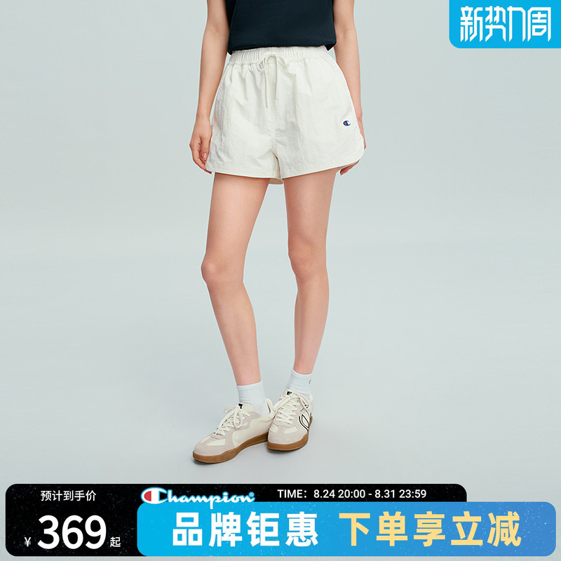 Champion Champion 26 New Summer Style Women's Shorts Straight-Leg Mid-Waist Casual Style
