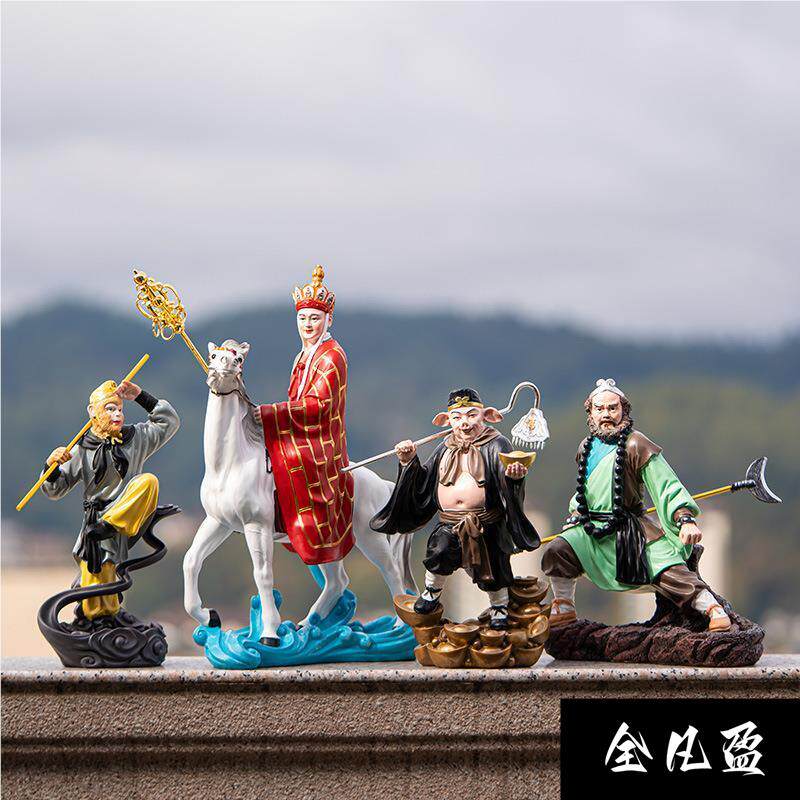 西游记树脂创意摆件齐天大圣孙悟空猴哥孙行者书房国风唐玩具送礼-淘宝