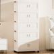 Folding storage cabinet storage cabinet plastic chest of cabinet bedroom simple modern cabinet balcony bay window multi-layer cabinet