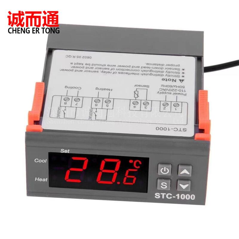 Thermostat Stc-1000 Aquarium Incubation Seafood Machine Electronic Digital Display Microcomputer Temperature Controller Switch 220V Thermostat Stc-1000 Aquarium Incubation Seafood Machine Electronic Digital Display Microcomputer Temperature Controller Switch 220V