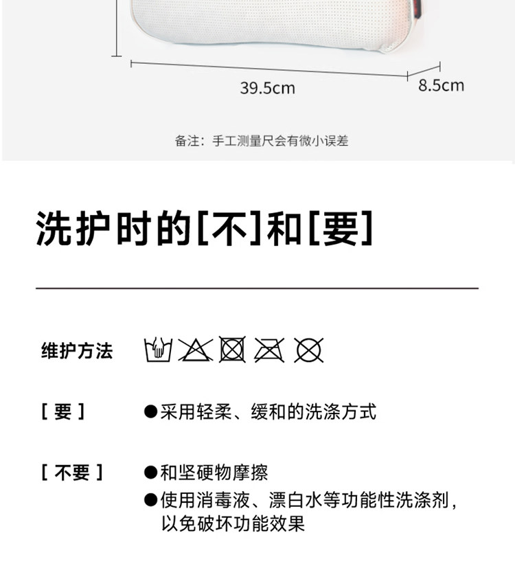 Car Headrest Lumbar Support Cushion Small Lumbar Support Car Seat Cushion Memory Foam Neck Support