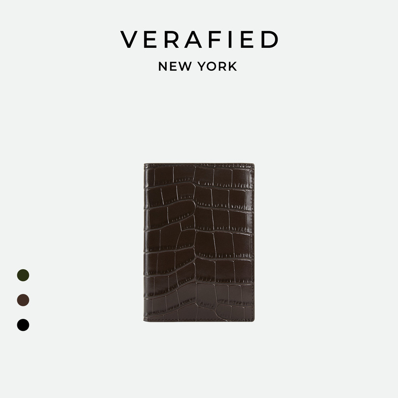 【New Product】2026 Autumn Verafied Light Luxury High-End Crocodile Embossed Passport Holder Wallet Card Holder Money Clip 【New Product】2026 Autumn Verafied Light Luxury High-End Crocodile Embossed Passport Holder Wallet Card Holder Money Clip