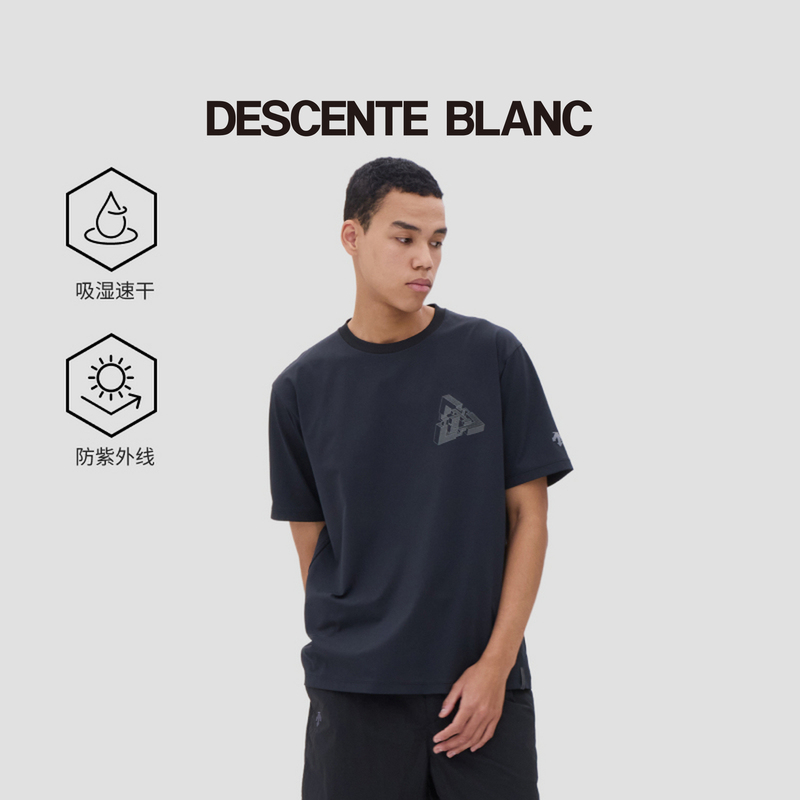 Descenteblanc Allterrain 81 Series Quick-Drying Sun Protection Pattern Printed Short-Sleeved T-Shirt Descenteblanc Allterrain 81 Series Quick-Drying Sun Protection Pattern Printed Short-Sleeved T-Shirt