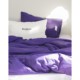 Simple cotton four-piece set Nordic deep purple