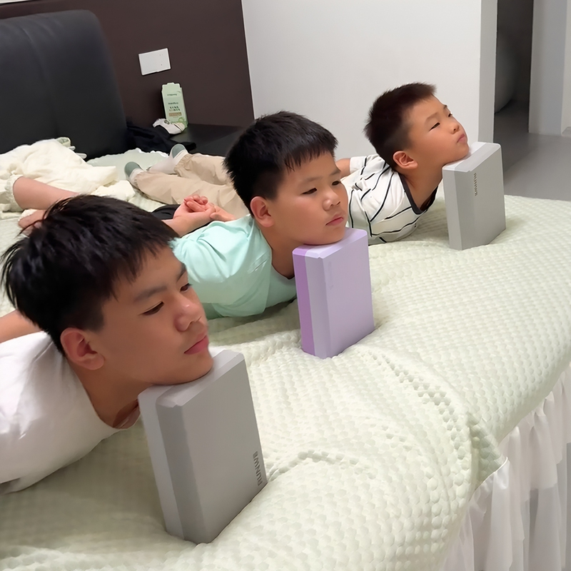 Yoga Block for Correcting Forward Head Posture, Improving Slouching and Hunchback Posture, and Opening Shoulders for Adults and Children