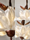 Medieval-Style Petal Bedroom Lamp Chandelier Flower Lamp French Retro High-End 2026 New Study Room Decorative Lighting Fixtures