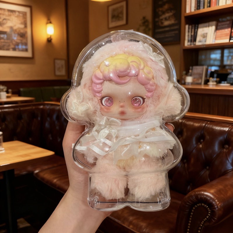 Suitable for Bubble Mart Skullpanda Light Weaving Garden Series Sp Garden Doll Hd Case Protective Cover Dust Cover Suitable for Bubble Mart Skullpanda Light Weaving Garden Series Sp Garden Doll Hd Case Protective Cover Dust Cover