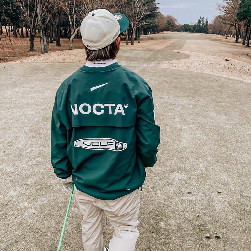 High-Quality Nocta Golf Joint Golf Quick-Drying Sports Loose Casual Round Neck Sun Protection Nylon Long-Sleeved Trendy