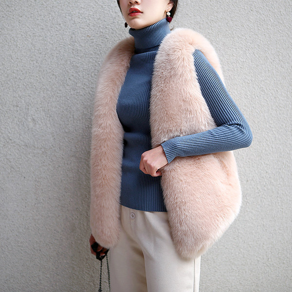 DomiiRige 多米里格 仿皮草 女式保暖马甲 优惠券折后￥83包邮（￥128-45）多色可选