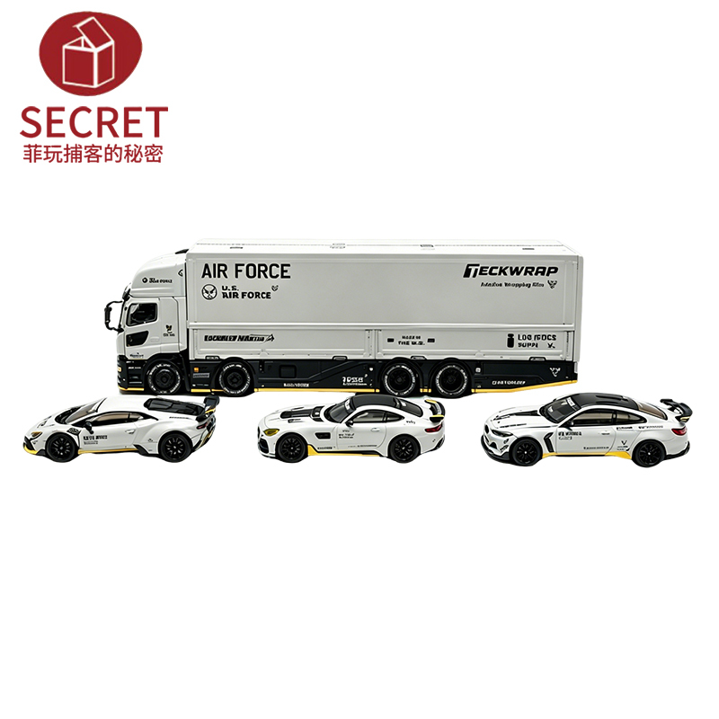 Brand New Genuine Beijing 2026Hec Darwin Combat Gray Exhibition Limited Edition Series Amg M4 Model Car