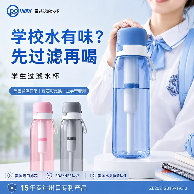 Tritan学生过滤水杯