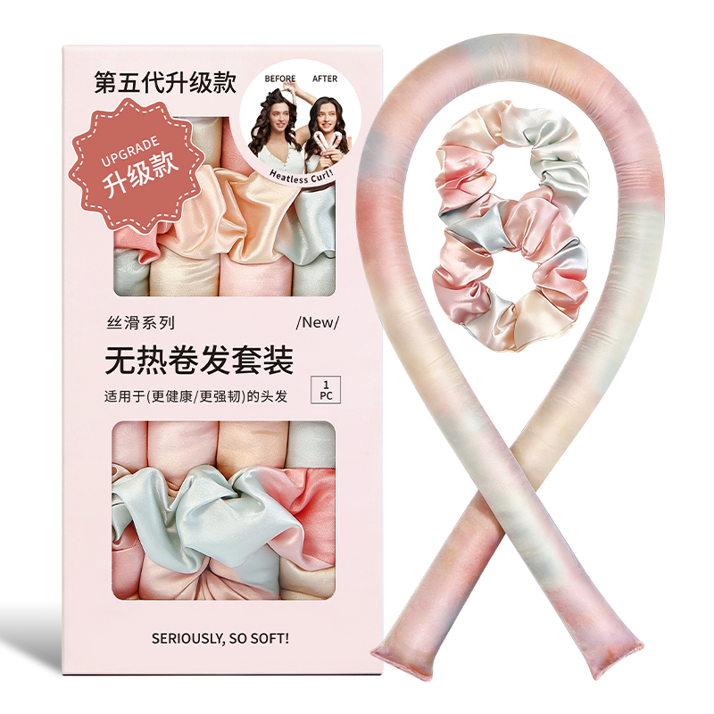 No-Heat Curling Tool for Sleeping, Does Not Damage Hair, Lazy People Can Use It While Sleeping, Styling Sponge Curler, No-Heat Large Wave Curling Iron No-Heat Curling Tool for Sleeping, Does Not Damage Hair, Lazy People Can Use It While Sleeping, Styling Sponge Curler, No-Heat Large Wave Curling Iron