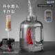 Large Capacity 5-Liter Extra-Large Water Bottle, High Temperature Resistant, with Tea Separation, Suitable for Sports and Fitness, Ton-Ton Water Jug for Construction Site Work