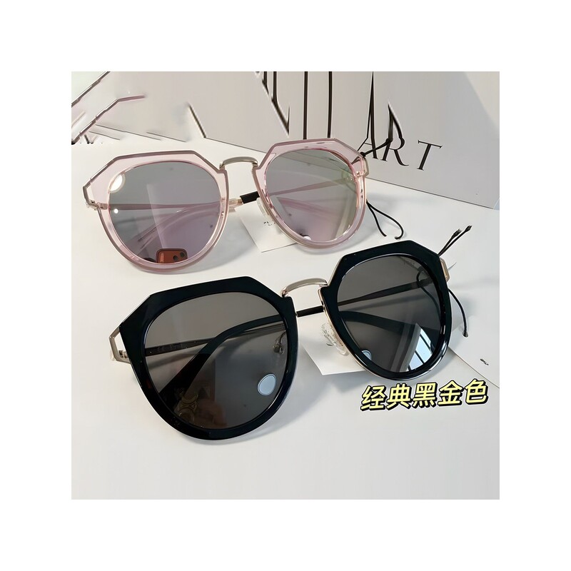 [Summer Sun Protection] Irregular Polygonal Frame Sunglasses That Modify the Shape of the Face Gps0726