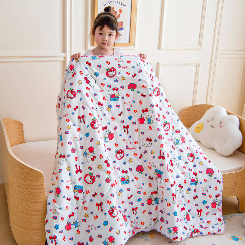 FUANINAIART【出口韩国】A类母婴级儿童被卡通空调被可机洗单人被