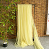 Soft Gauze Curtain in Off-White, Champagne, and Light Yellow for Wedding Reception Backdrop, Waterfall Gauze Decoration, Event Stage Layout, Mesh Gauze