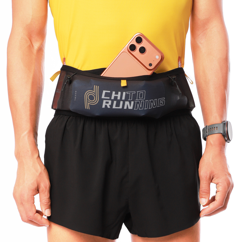 Chito Running Cross-Country Marathon Multifunctional Running Waist Bag with Large Capacity Storage Running Belt