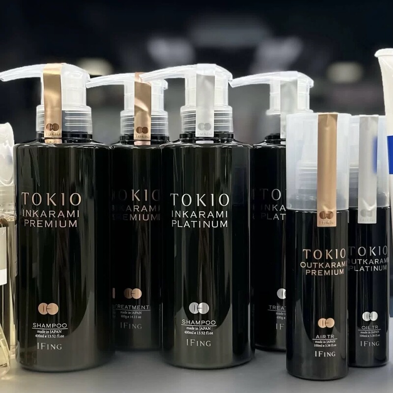 Japan's Tokio Ie Inkarami Hanyu Advanced Salon Hair Care Shampoo, Conditioner, and Essential Oil