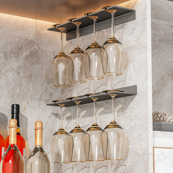 Upside-Down Wine Glass Rack for Home Use, Champagne and Wine Glass Storage Rack, Light Luxury Storage Rack for Home Use