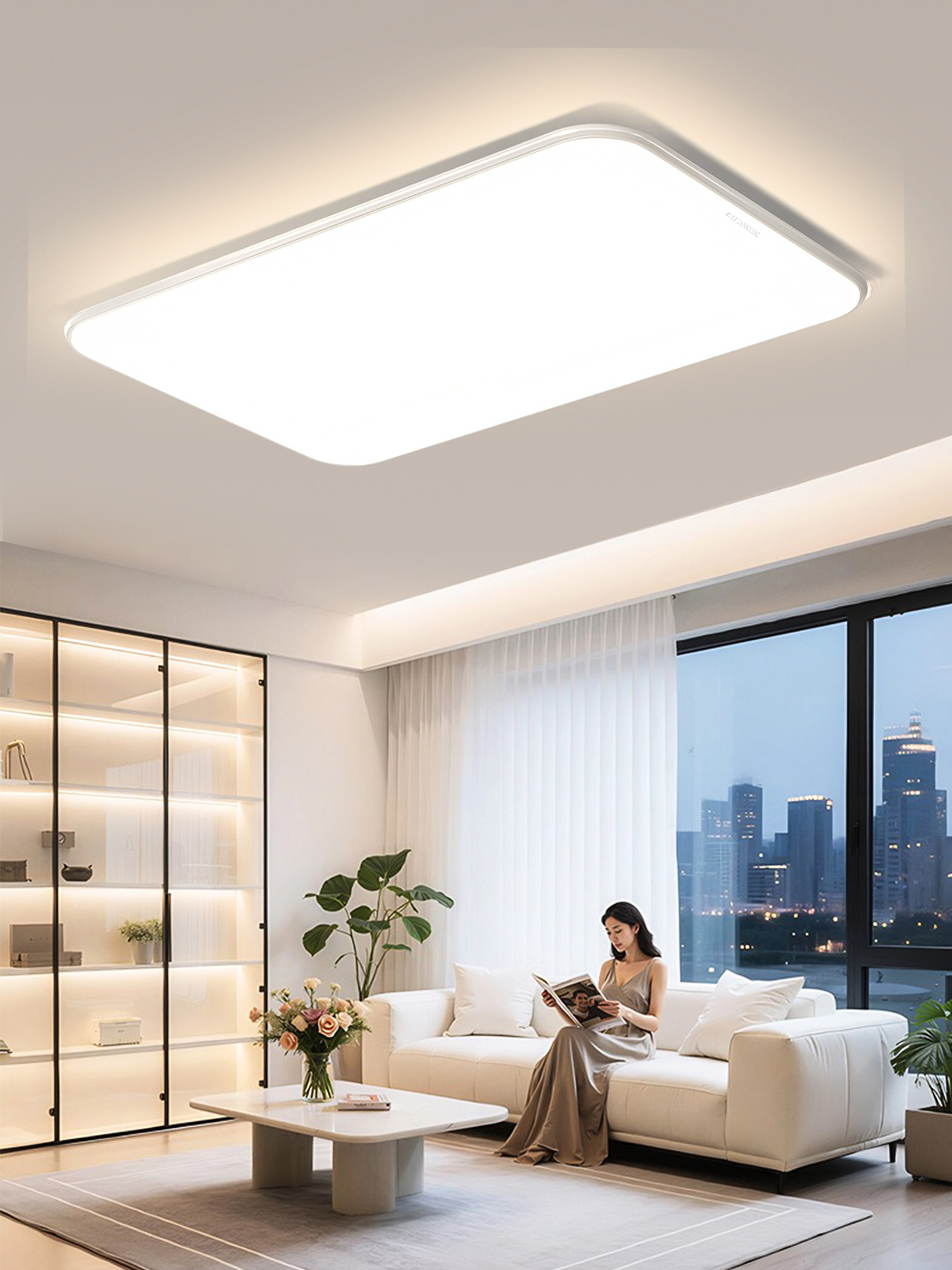 Bedroom Ceiling Lamp 2025 New Model Eye-Protecting Room Lamp Modern Simple and Elegant Living Room Lamp Zhongshan Lighting Fixtures Collection